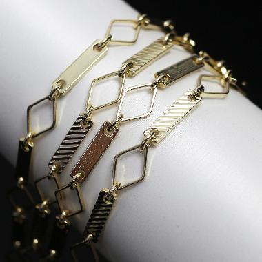 Copper fashion chain (T142_3